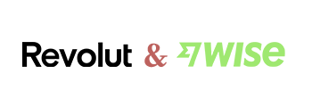 Revolut and Wise logo